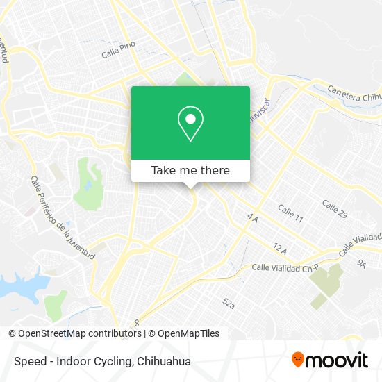 Mapa de Speed - Indoor Cycling