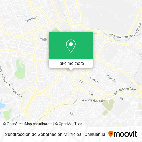 Subdirección de Gobernación Municipal map