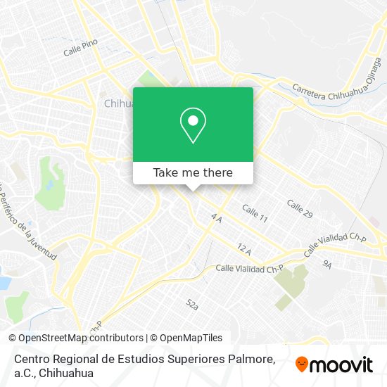 Centro Regional de Estudios Superiores Palmore, a.C. map