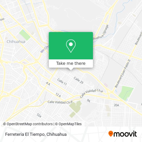 Mapa de Ferreteria El Tiempo