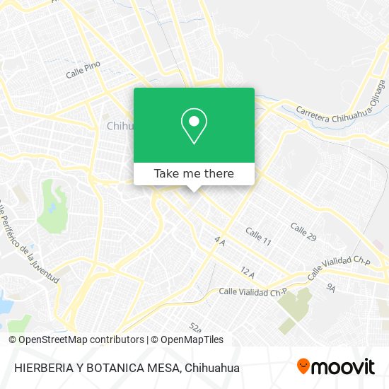 HIERBERIA Y BOTANICA MESA map
