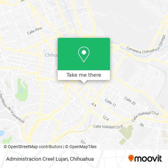 Administracion Creel Lujan map