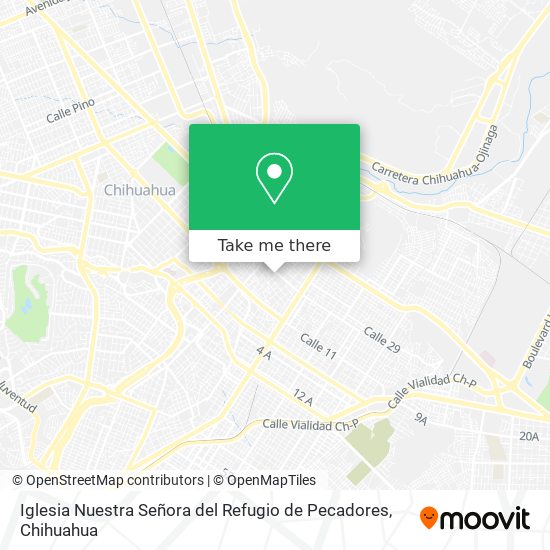 Mapa de Iglesia Nuestra Señora del Refugio de Pecadores