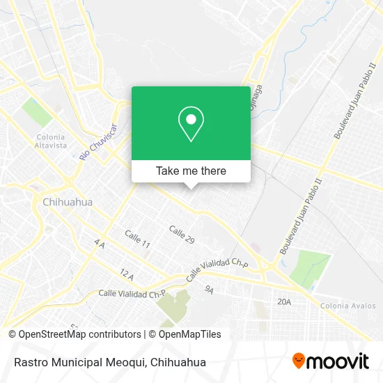 Rastro Municipal Meoqui map