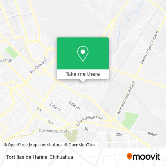 Mapa de Tortillas de Harina