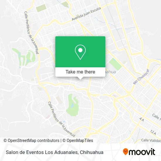 Mapa de Salon de Eventos Los Aduanales
