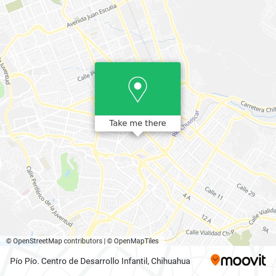Mapa de Pío Pío. Centro de Desarrollo Infantil