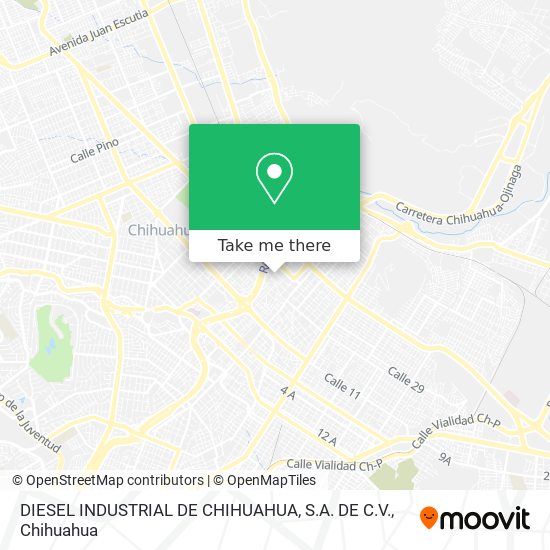 Mapa de DIESEL INDUSTRIAL DE CHIHUAHUA, S.A. DE C.V.