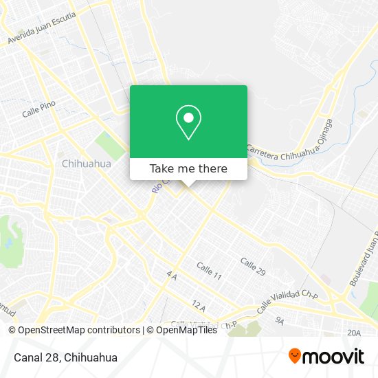 Mapa de Canal 28