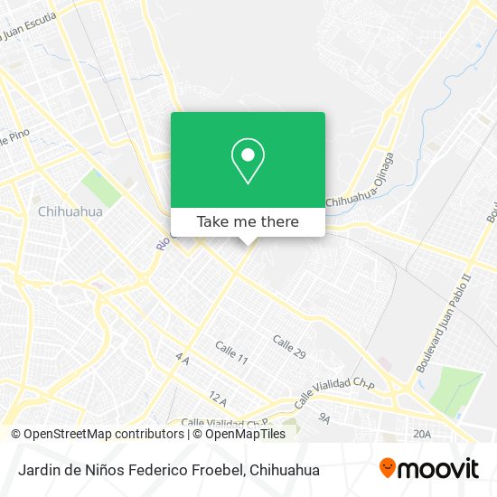 Mapa de Jardin de Niños Federico Froebel