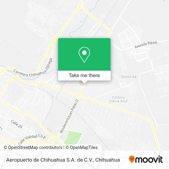 Aeropuerto de Chihuahua S.A. de C.V. map
