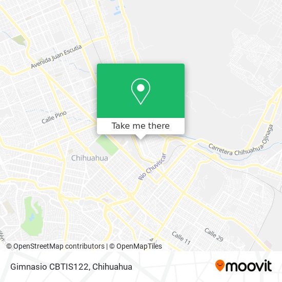 Mapa de Gimnasio CBTIS122