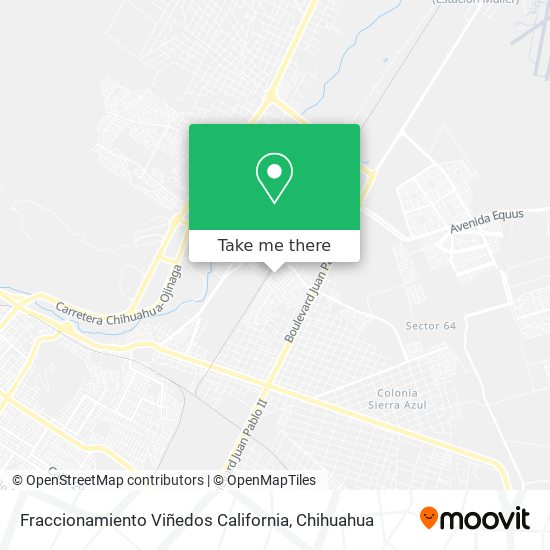 Mapa de Fraccionamiento Viñedos California