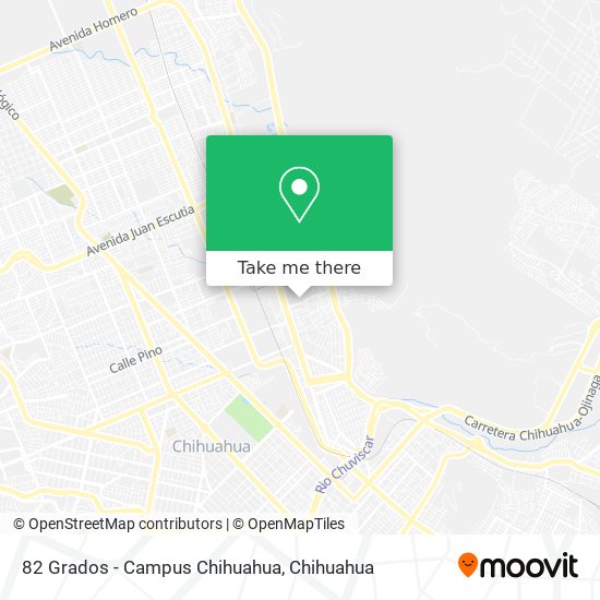 82 Grados - Campus Chihuahua map