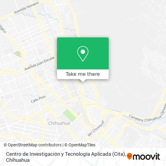 Centro de Investigación y Tecnología Aplicada (Cita) map