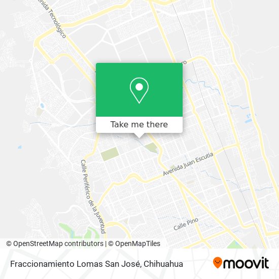 Fraccionamiento Lomas San José map
