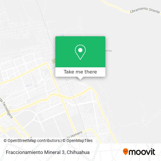 Fraccionamiento Mineral 3 map