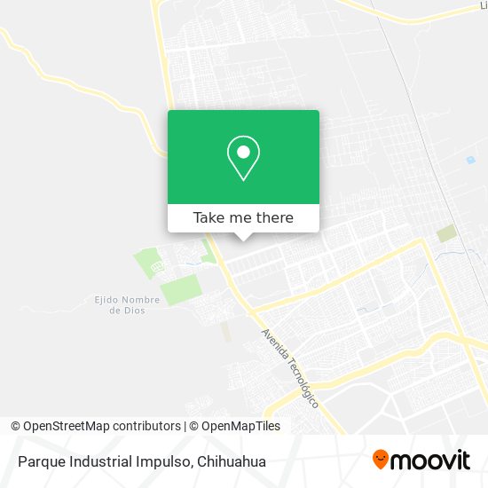 Parque Industrial Impulso map