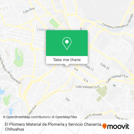 El Plomero Material de Plomeria y Servicio Chavarria map