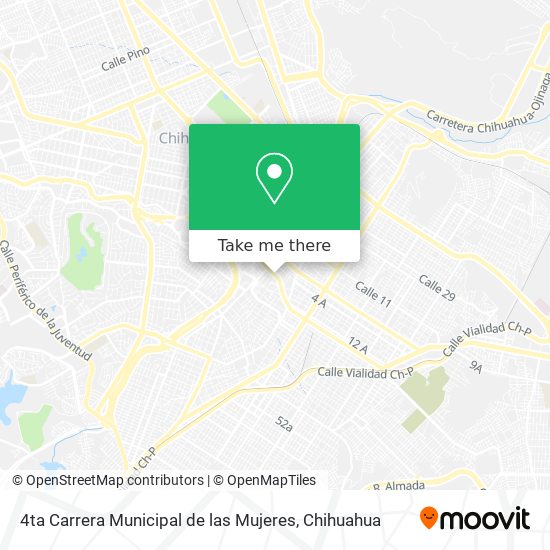 4ta Carrera Municipal de las Mujeres map