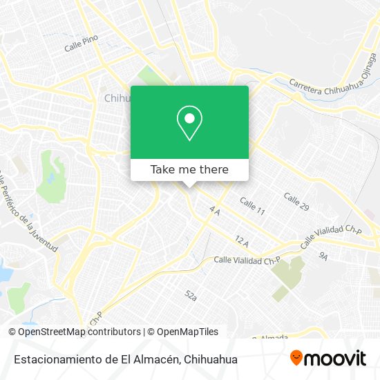 Estacionamiento de El Almacén map