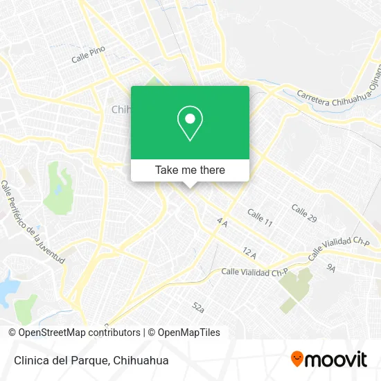 Clinica del Parque map