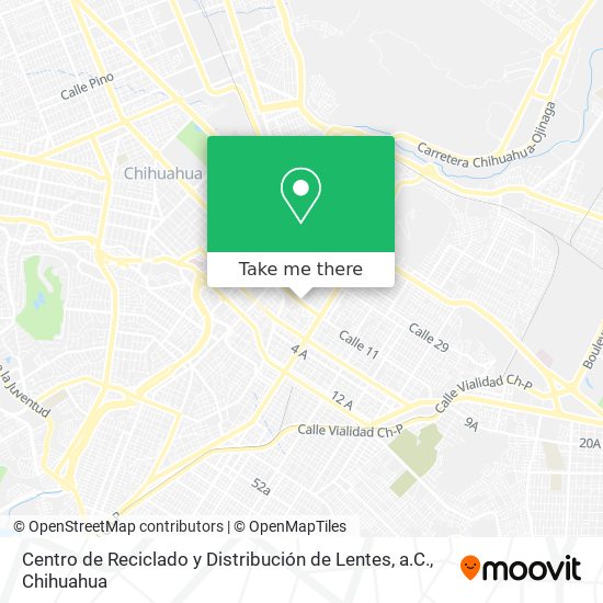 Centro de Reciclado y Distribución de Lentes, a.C. map