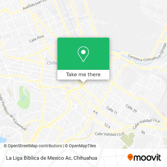 La Liga Biblica de Mexico Ac map