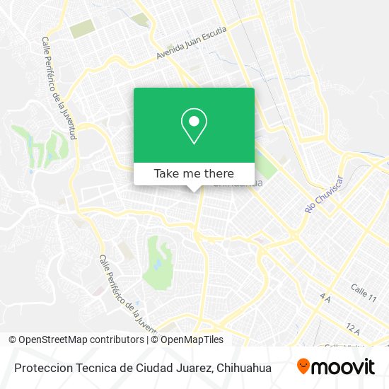 Proteccion Tecnica de Ciudad Juarez map