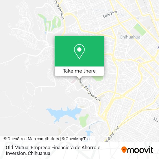 Mapa de Old Mutual Empresa Financiera de Ahorro e Inversion