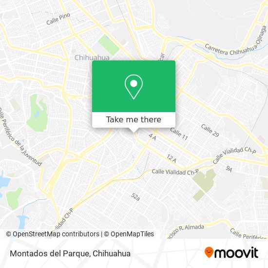 Mapa de Montados del Parque