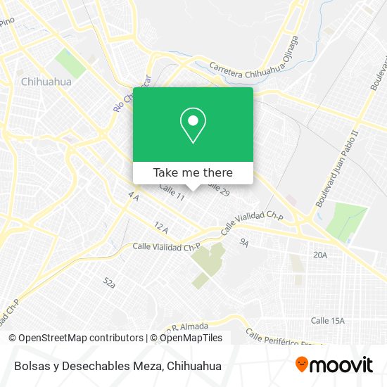 Bolsas y Desechables Meza map