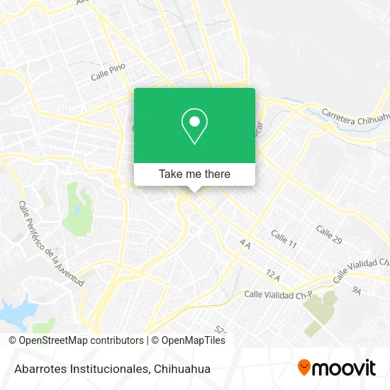 Mapa de Abarrotes Institucionales
