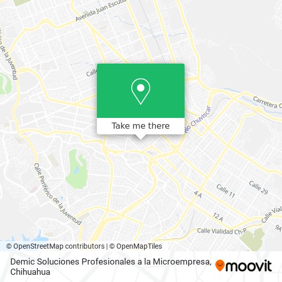 Demic Soluciones Profesionales a la Microempresa map