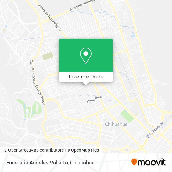Funeraria Angeles Vallarta map