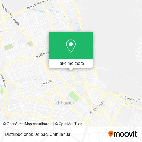 Mapa de Distribuciones Delpac