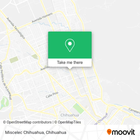 Mapa de Miscelec Chihuahua