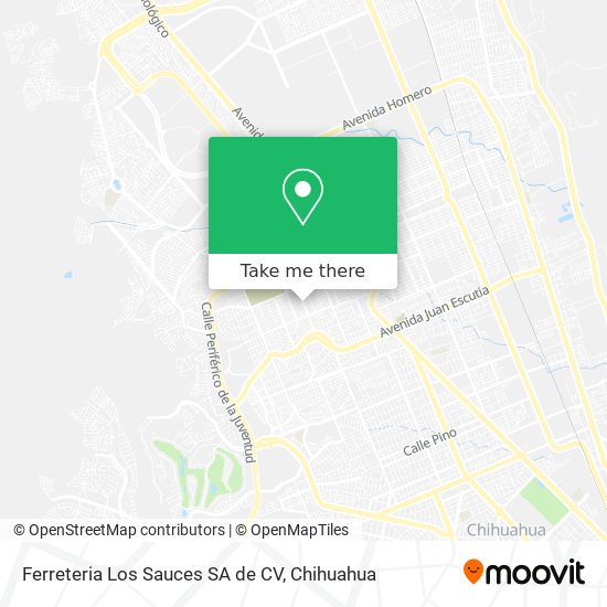Ferreteria Los Sauces SA de CV map