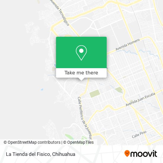 Mapa de La Tienda del Fisico