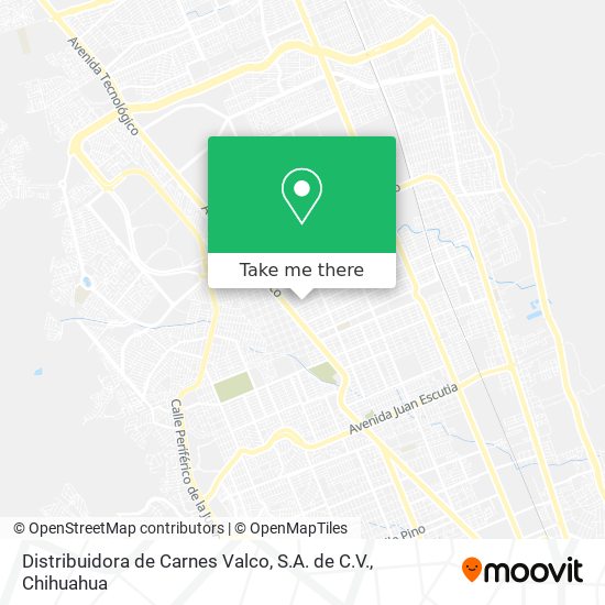 Distribuidora de Carnes Valco, S.A. de C.V. map