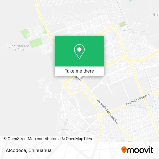 Mapa de Alcodesa