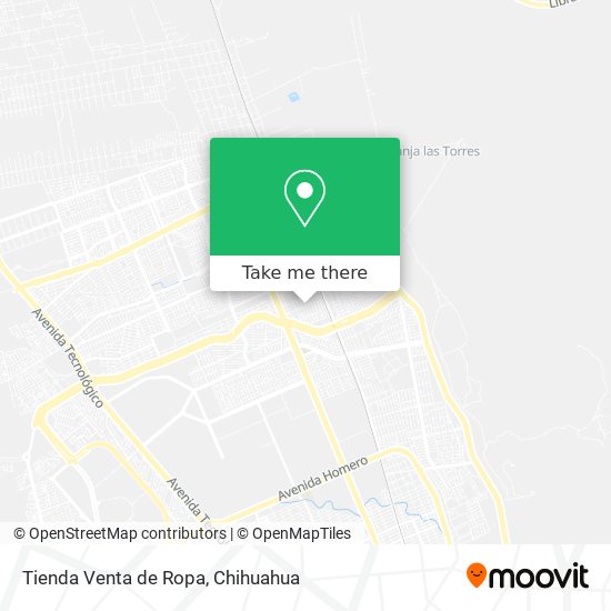 How to get to Tienda Venta de Ropa in Chihuahua by Bus?