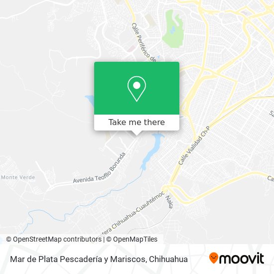 Mar de Plata Pescadería y Mariscos map