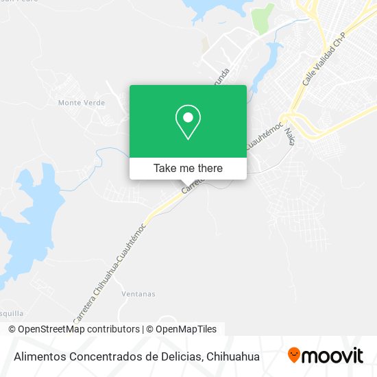 Alimentos Concentrados de Delicias map