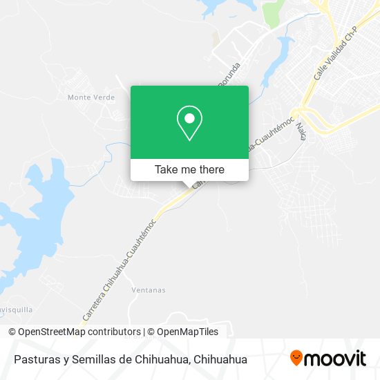 Mapa de Pasturas y Semillas de Chihuahua