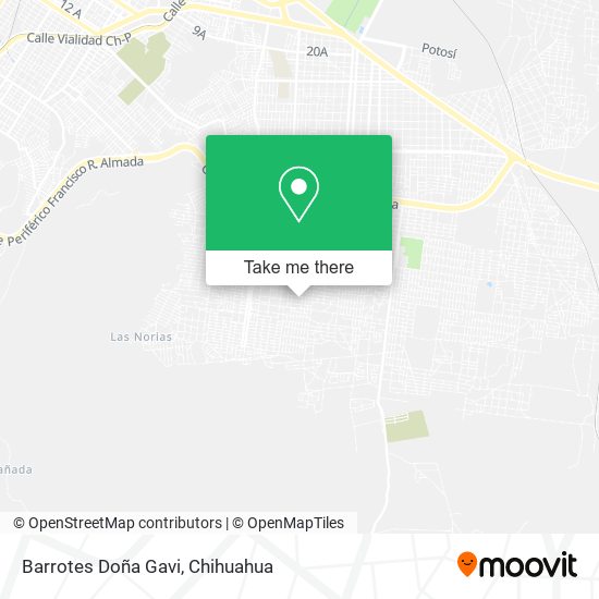 Barrotes Doña Gavi map