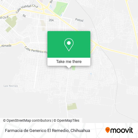 Farmacia de Generico El Remedio map
