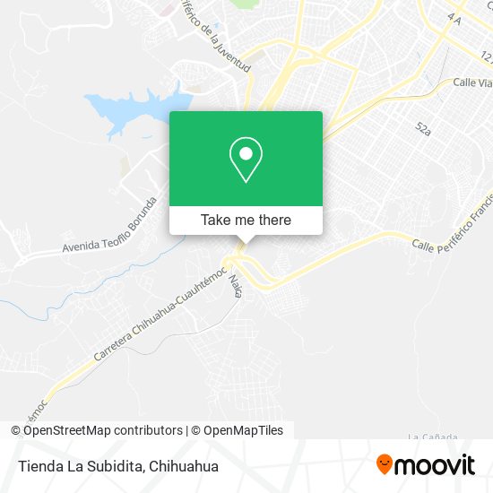 Mapa de Tienda La Subidita