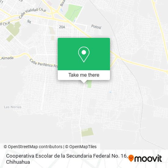 Cooperativa Escolar de la Secundaria Federal No. 16 map
