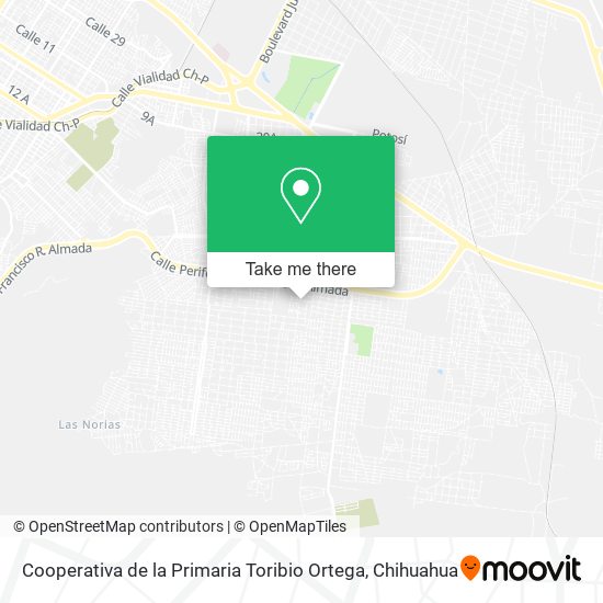 Cooperativa de la Primaria Toribio Ortega map